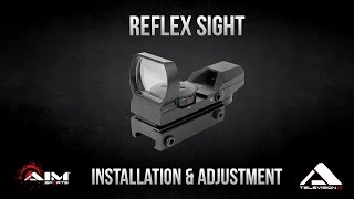 AIM Sports Inc Tutorial  Reflex Sights [upl. by Graubert]