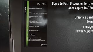 Acer Aspire TC780 Upgrade options [upl. by Lasser411]