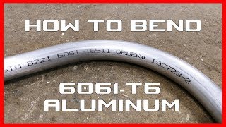 How to bend 6061 t6511 Aluminum RMW Vlog  134 [upl. by Kolivas]