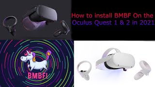 How to install BMBF V1164 on oculus quest 1 amp 2 in 2021 read description [upl. by Ronalda]