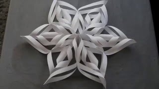 3D Paper Snowflakes DIY [upl. by Paten]