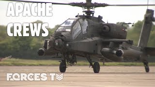 How Apache Helicopter Crews Are Working During Lockdown  Forces TV [upl. by Tavey238]