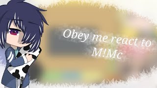 \\ Obey Me react to MMc as Aether  Replaced Mc 1 [upl. by Selrhc560]