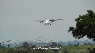 JALGAON AIRPORT Landing Truejet 2T716 Mumbai to Jalgaon [upl. by Nospmis45]