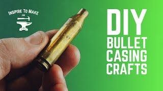 7 DIY Bullet Shell Craft Ideas 🔫 [upl. by Elane]