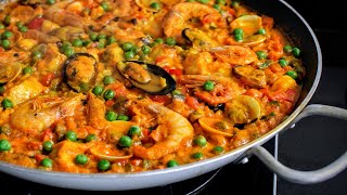 Easy PAELLA Seafood – Ulam Pinoy Recipes [upl. by Van]