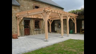 Une terrasse couverte en mélèze photosfilm [upl. by Fesuy]