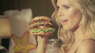 Heidi Klums Carls Jrs commercial [upl. by Photima]