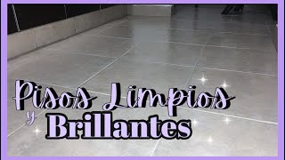 COMO LIMPIAR PISOS DE CERÁMICA  RAPIDO Y FACIL  PISOS BRILLANTES [upl. by Aseeral217]