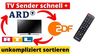 Samsung TV Senderliste schnell und einfach am PC sortieren [upl. by Anahsat458]