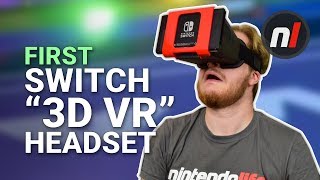 The First Nintendo Switch quot3D VRquot Headset  NS Glasses Review [upl. by Samuele]