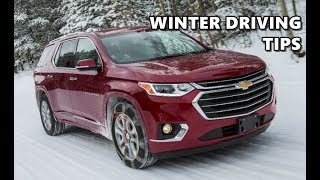 2018 Chevrolet Traverse Winter Driving Action [upl. by Cardon]