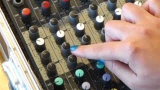 Top Tip for Sound Mixing using a basic analogue mixer [upl. by Nanice]