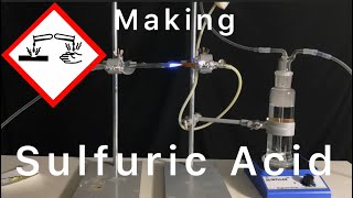 Making sulfuric acid method 1 [upl. by Sheley468]