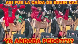 EDUIN CAZ SE CAE EN PLENO CONCIERTO EN GUADALAJARA [upl. by Gibeon261]