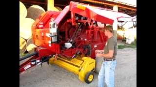 New Holland BR7000 Series Round Baler Overview [upl. by Ahsiugal621]