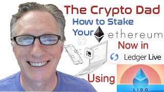 How to Stake Your Ethereum in Ledger Live Using the Lido App [upl. by Mensch538]