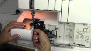 Husqvarna Viking S21 Serger 30 Converting from Serger to Coverstitch [upl. by Lema]