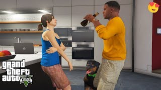 GTA 5  How to Get a Girlfriend Franklin and Ursula [upl. by Nyrroc]