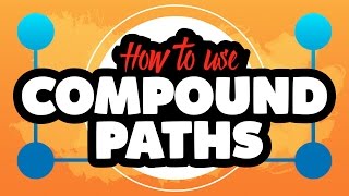 How to use Compound Paths in Adobe Illustrator CC [upl. by Beverley507]