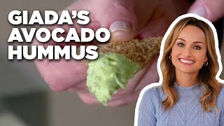 How to Make Giadas Avocado Hummus  Giada at Home  Food Network [upl. by Weismann]