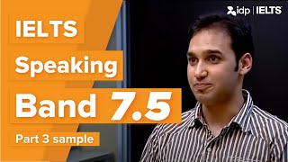 Band 75  IELTS Speaking test sample – Part 1 Aashish [upl. by Nicoli]