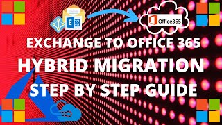 Exchange OnPremise to Office 365 Hybrid  Mailbox Migration Exchange Online  Step by Step Guide [upl. by Yate]