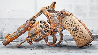 SmithampWesson  Old Rusty Revolver Restoration [upl. by James]