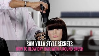 How To Blow Dry With a Round Brush For Best Results [upl. by Cass]