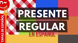 Presente regular en español  Spanish Regular Verbs in Present Tense [upl. by Amena643]