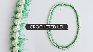 DIY Crocheted Rattail Lei [upl. by Vaenfila624]