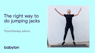 How to Do Jumping Jacks Properly Exercise At Home [upl. by Morgen]