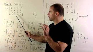 Inverse of 4x4 Matrix Using Adjugate Formula [upl. by Neal]