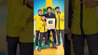 Golden Play Button♥️🙏 shorts comedy funny jagga dhonisir shortvideo viralvideo youtubeshorts [upl. by Bohs748]