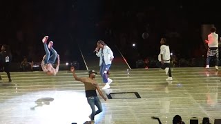 Chris Brown brings out Usher amp Future Party Tour 2017 [upl. by Ikkela]