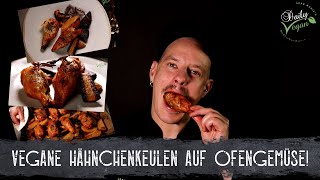 Knusprige vegane Hähnchenkeulen aus dem Ofen [upl. by Aniled530]