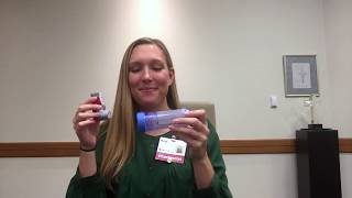 How to Use MDI Inhaler with Spacer [upl. by Musetta]