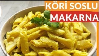 Köri Soslu Makarna Tarifi  Kremalı Köri Soslu Makarna Nasıl Yapılır  Körili Makarna [upl. by Oettam]