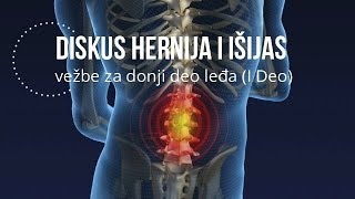 Vežbe za donji deo leđa diskus herniju i išijas  prvi deo [upl. by Keever]