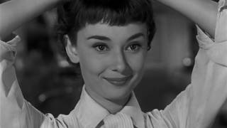 Audrey Hepburn cutest haircut moment in Roman Holiday [upl. by Eigriv]