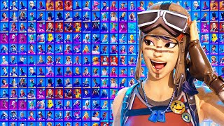 MY GIRLFRIENDS NEW 250000 FORTNITE ACCOUNT LOCKER TOUR [upl. by Ahseka866]