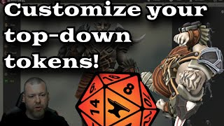 Hero Forge and Pixlr for Easy TopDown VTT Tokens [upl. by Eberly]