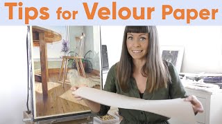 How to Work on Velour Pastel Paper [upl. by Dearr]