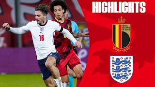 Belgium 20 England  Three Lions Fall To Belgium  UEFA Nations League  Highlights [upl. by Simonetta]