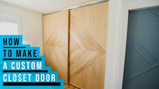 How To Make Custom Sliding Closet Doors [upl. by Bruni129]