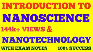 NANOSCIENCE AND NANOTECHNOLOGY  INTRODUCTION TO NANOSCIENCE amp NANOTECHNOLOGY  WITH EXAM NOTES [upl. by Ilyssa337]