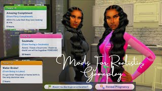 10 MUSTHAVE MODS FOR REALISTIC GAMEPLAY 2022 THE SIMS 4 [upl. by Ysus]