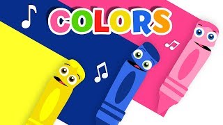 Color Song For Kids  Learning Colors For Children  Color Crew Pink  Green amp More From Color World [upl. by Lledrac]