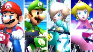 Mario Kart Wii  All Characters Lose amp Win Animations [upl. by Thekla]