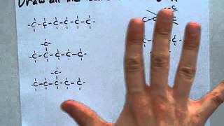 Draw the Isomers of hexane C6H14 [upl. by Grobe]